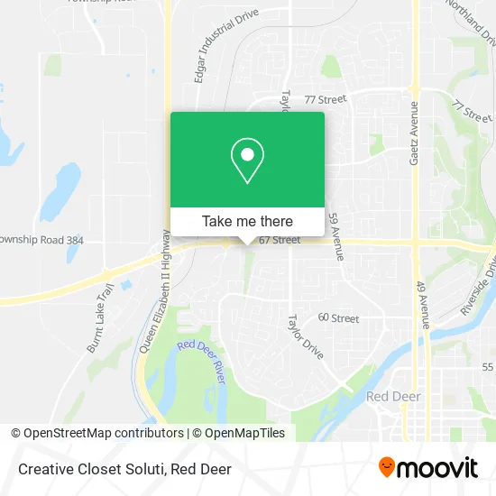 Creative Closet Soluti map