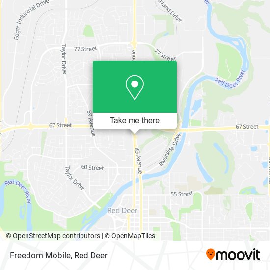 Freedom Mobile map