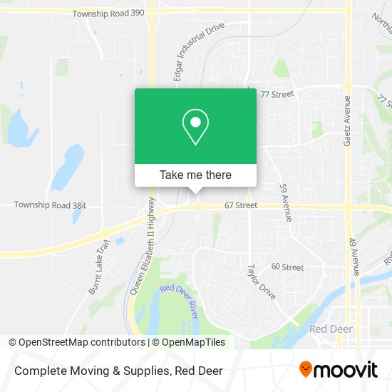 Complete Moving & Supplies map