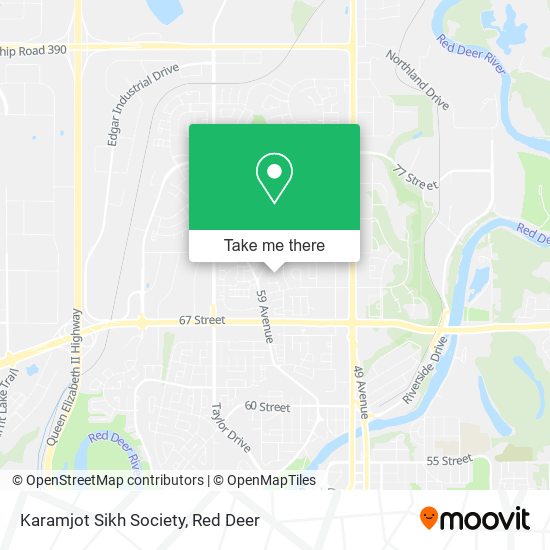 Karamjot Sikh Society map