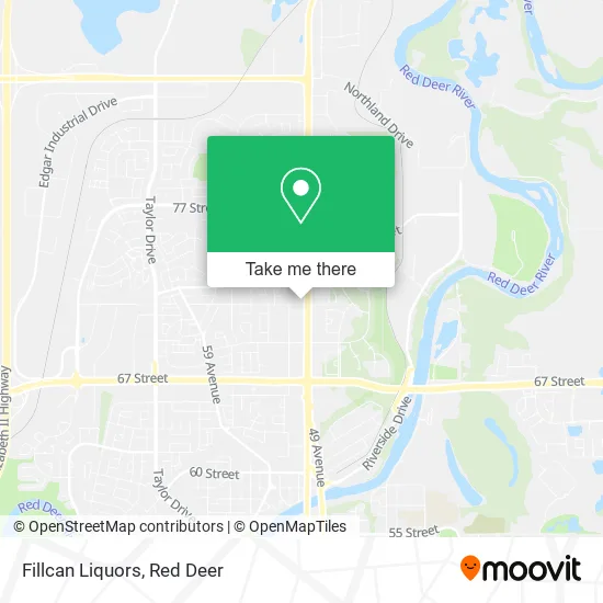 Fillcan Liquors map