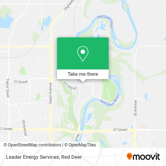 Leader Energy Services map