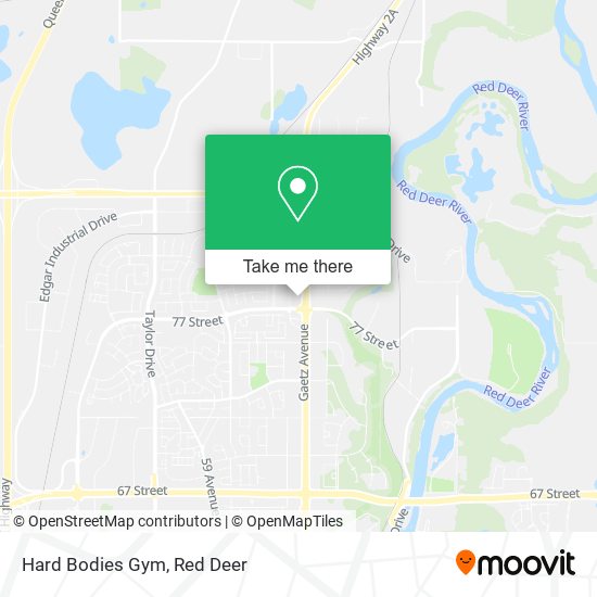 Hard Bodies Gym map