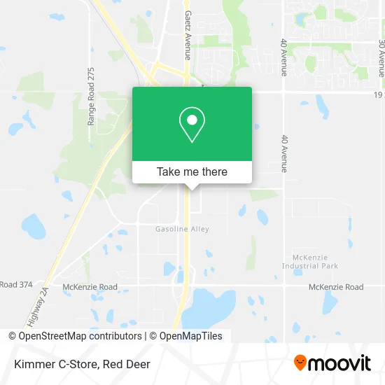 Kimmer C-Store map