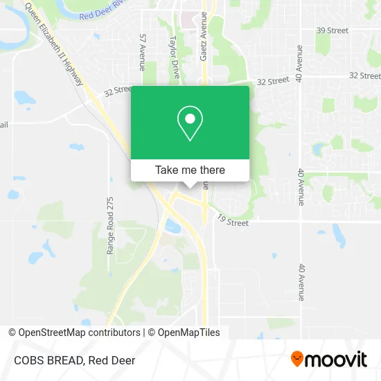 COBS BREAD map