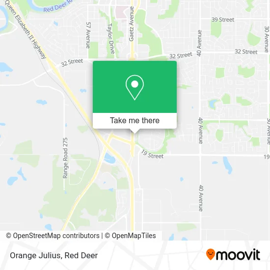 Orange Julius map