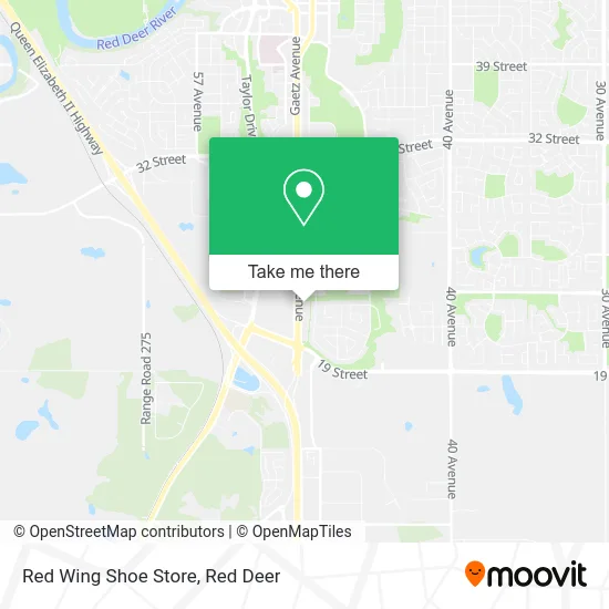 Red Wing Shoe Store map