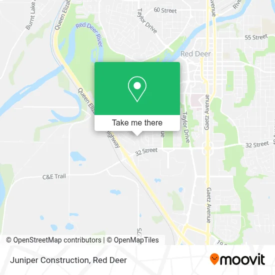 Juniper Construction map