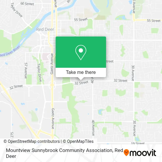 Mountview Sunnybrook Community Association map