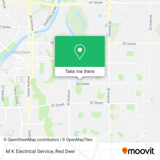 M K Electrical Service map