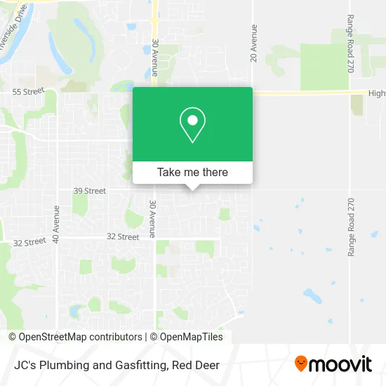 JC's Plumbing and Gasfitting map