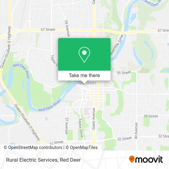 Rural Electric Services map