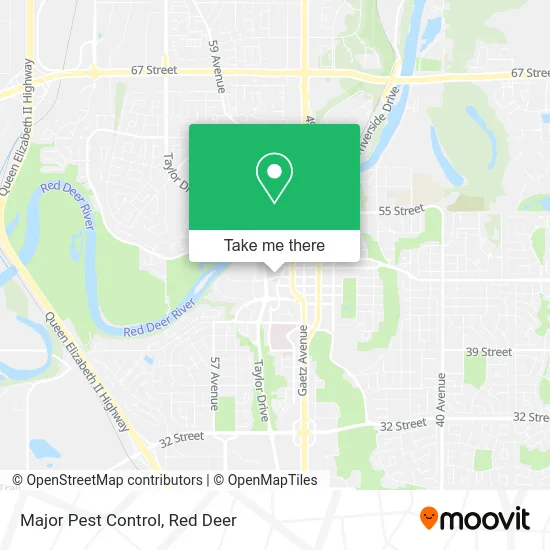 Major Pest Control map