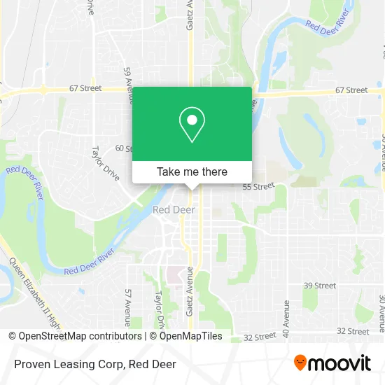 Proven Leasing Corp map