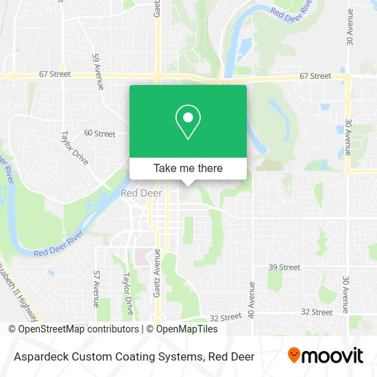 Aspardeck Custom Coating Systems map