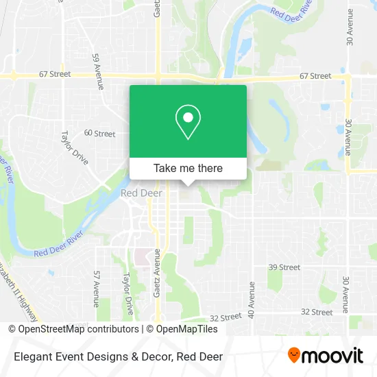Elegant Event Designs & Decor map