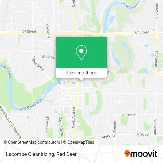 Lacombe Cleanitizing map