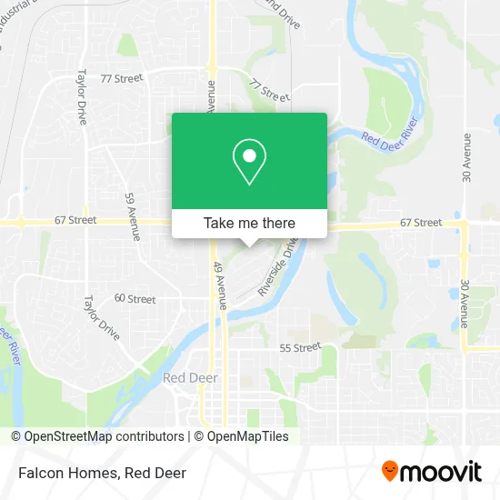 Falcon Homes map