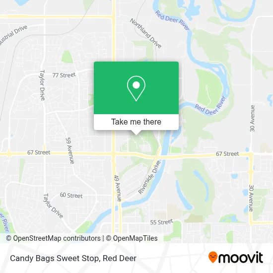 Candy Bags Sweet Stop map