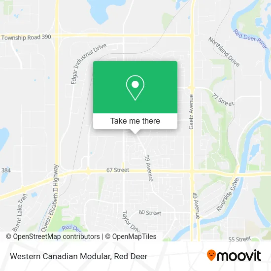 Western Canadian Modular map