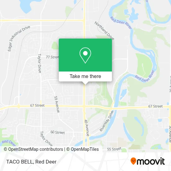 TACO BELL map