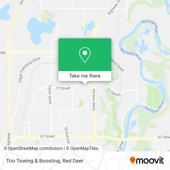 Trio Towing & Boosting map