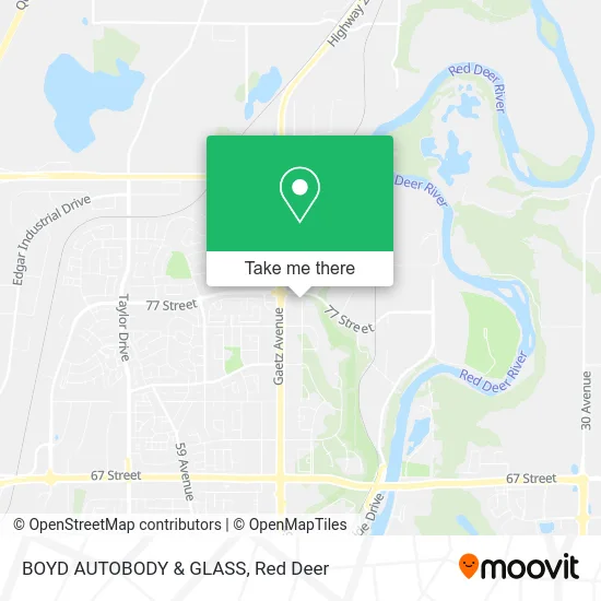 BOYD AUTOBODY & GLASS map