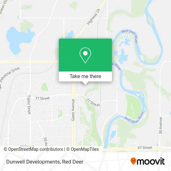 Dunwell Developments map