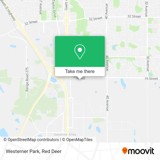 Westerner Park map