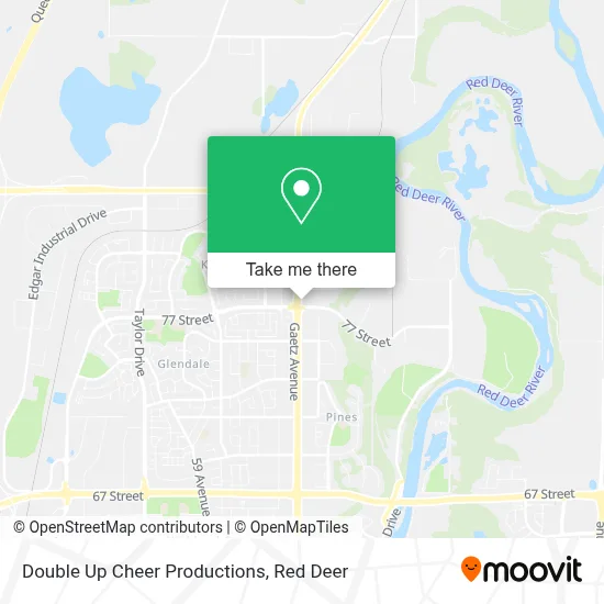 Double Up Cheer Productions map