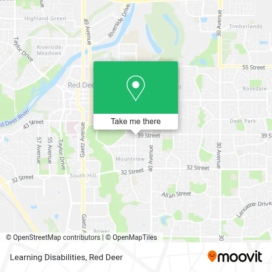 Learning Disabilities map