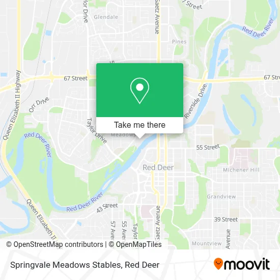 Springvale Meadows Stables map