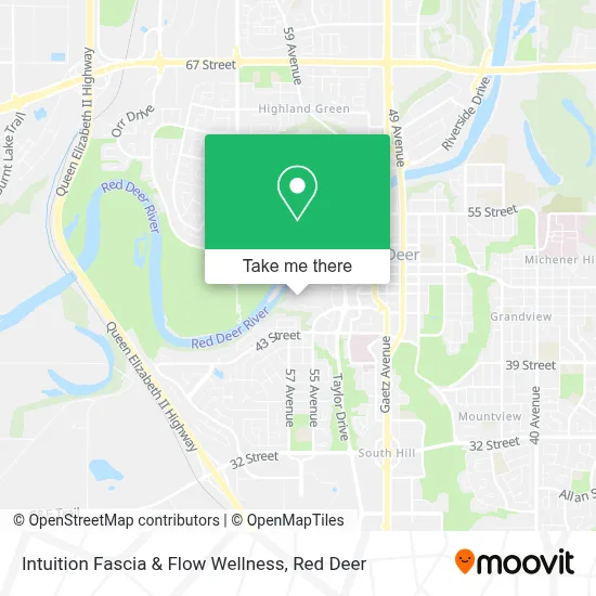 Intuition Fascia & Flow Wellness map