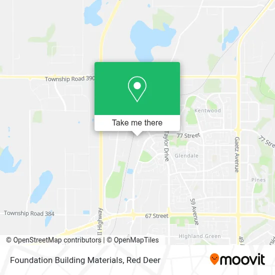 Foundation Building Materials map