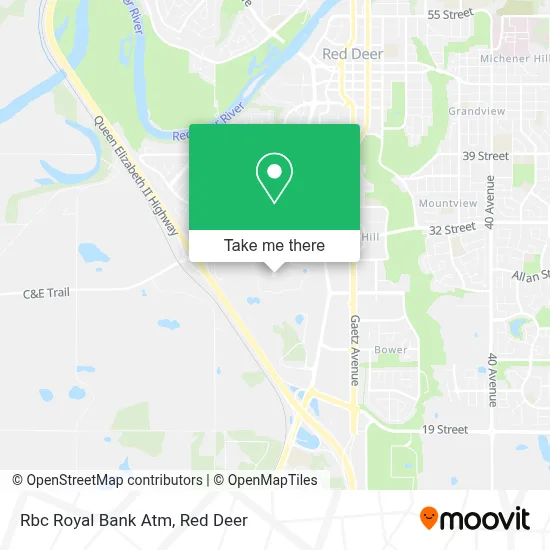Rbc Royal Bank Atm map