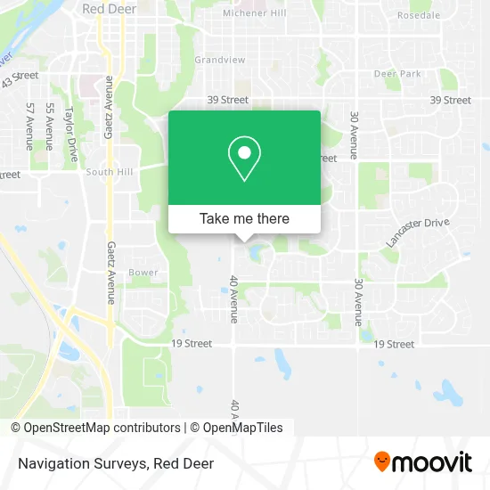 Navigation Surveys map