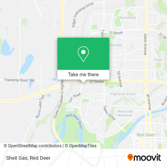 Shell Gas map