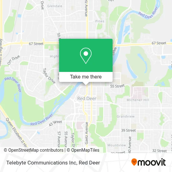 Telebyte Communications Inc map