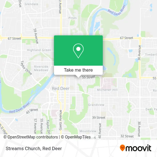 Streams Church map
