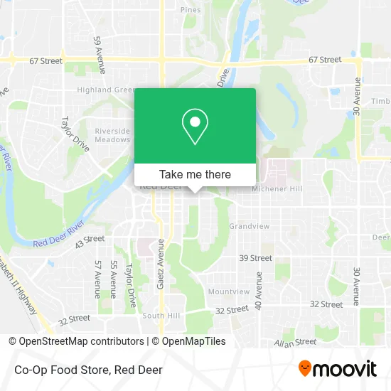 Co-Op Food Store map