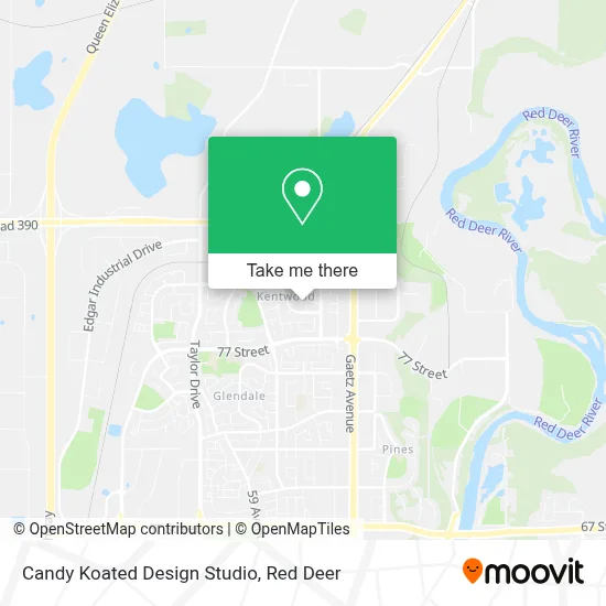 Candy Koated Design Studio map