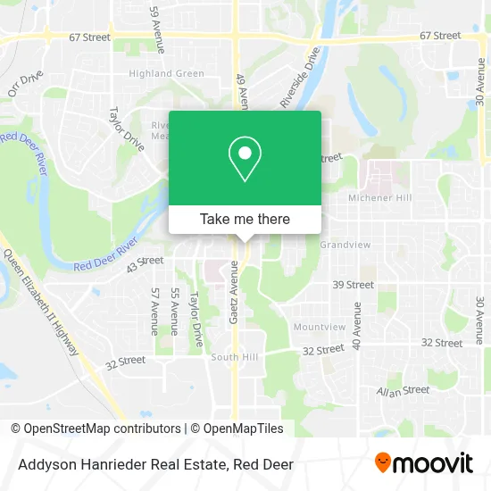 Addyson Hanrieder Real Estate map