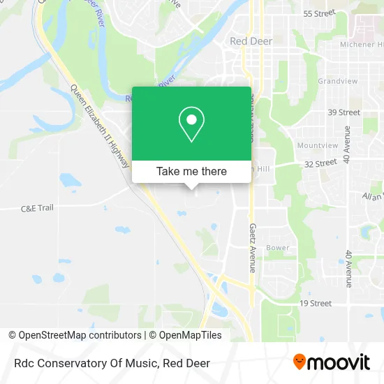 Rdc Conservatory Of Music map