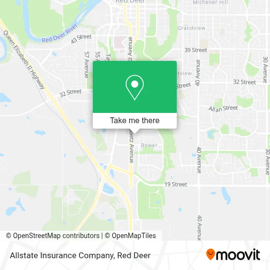 Allstate Insurance Company map