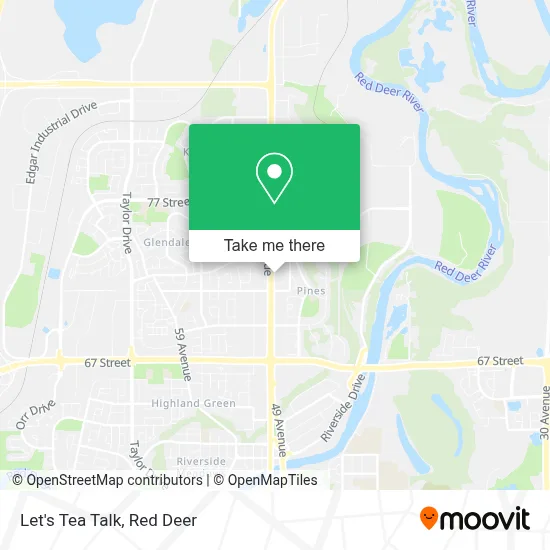 Let's Tea Talk map