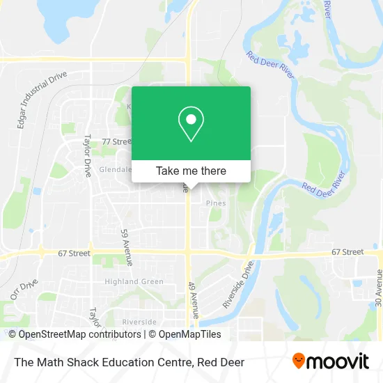 The Math Shack Education Centre map