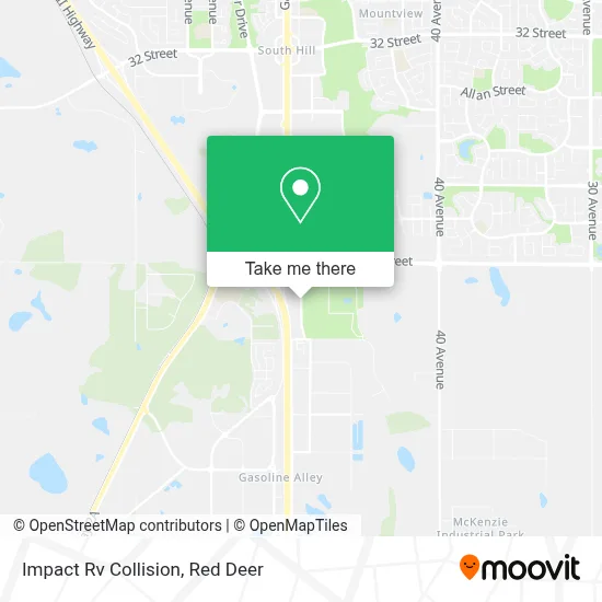 Impact Rv Collision map