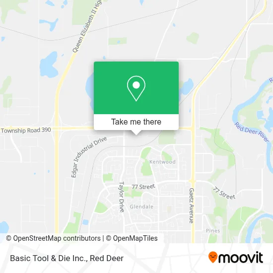 Basic Tool & Die Inc. map