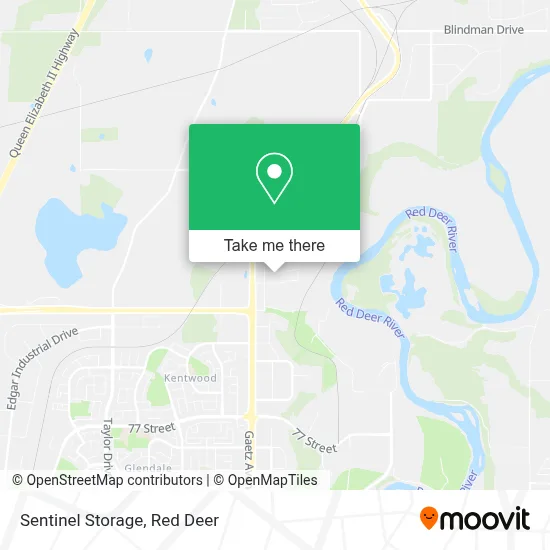 Sentinel Storage map