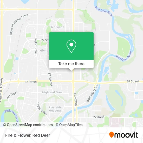 Fire & Flower map